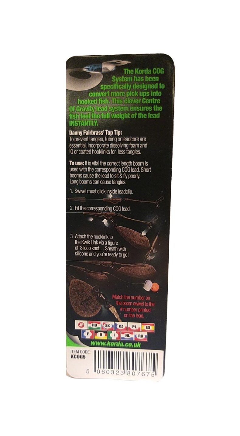 Набор для оснастки Korda COG Distance Lead — фото 7 — CARPshop