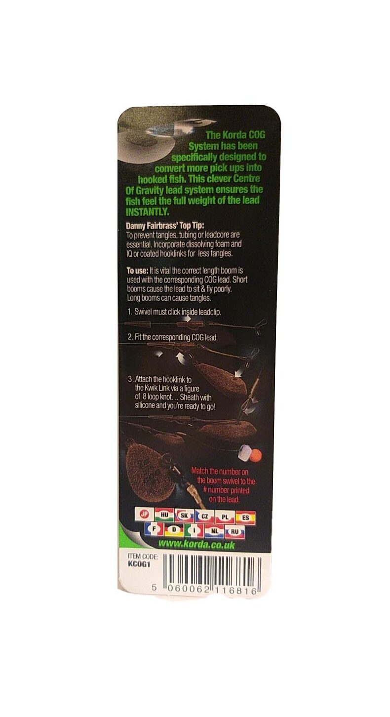 Набор для оснастки Korda COG Distance Lead — фото 5 — CARPshop