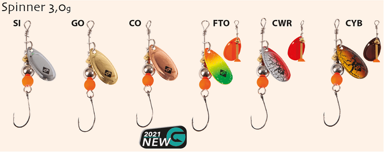 Блесна вращающаяся IRON TROUT SPINNER / 3.0g - SI — фото 2 — CARPshop