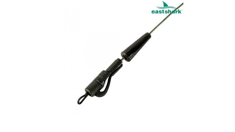 Готовые лидкоры с безопасной клипсой EastShark Leadcore System & Safety Clip 45l — фото 2 — CARPshop