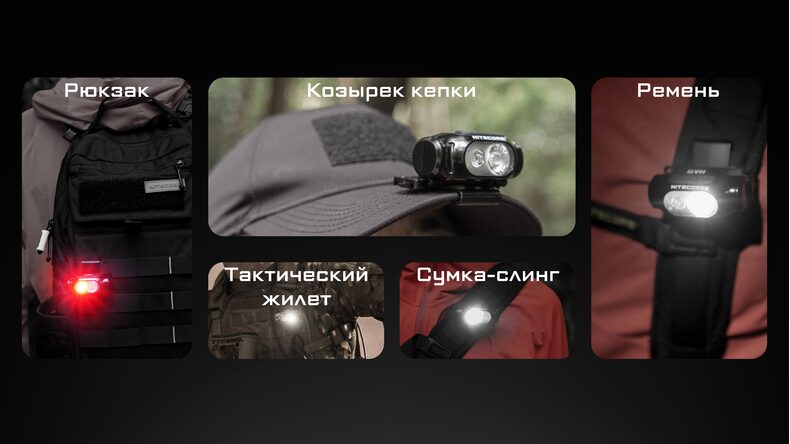 Налобный фонарь NITECORE HA11 — фото 4 — CARPshop