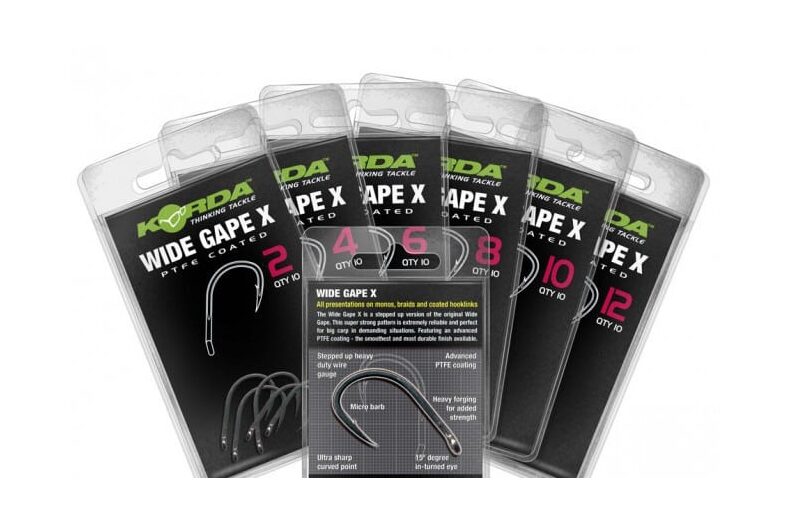 Крючки карповые Korda Wide Gape X — фото 2 — CARPshop