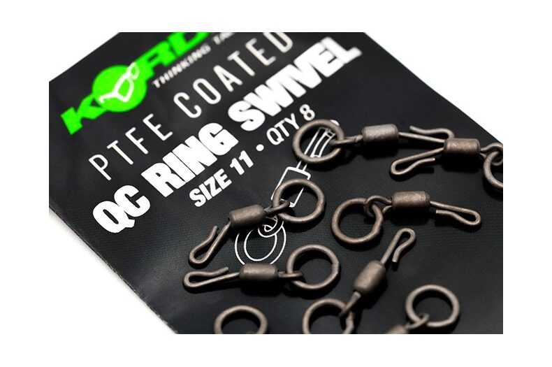 Вертлюг быстросъемный с кольцом Korda QC Ring Swivel c покрытием из PTFE — фото 2 — CARPshop