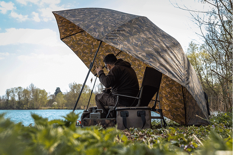 Зонт укрытие FOX Camo Brolly 60" — фото 4 — CARPshop