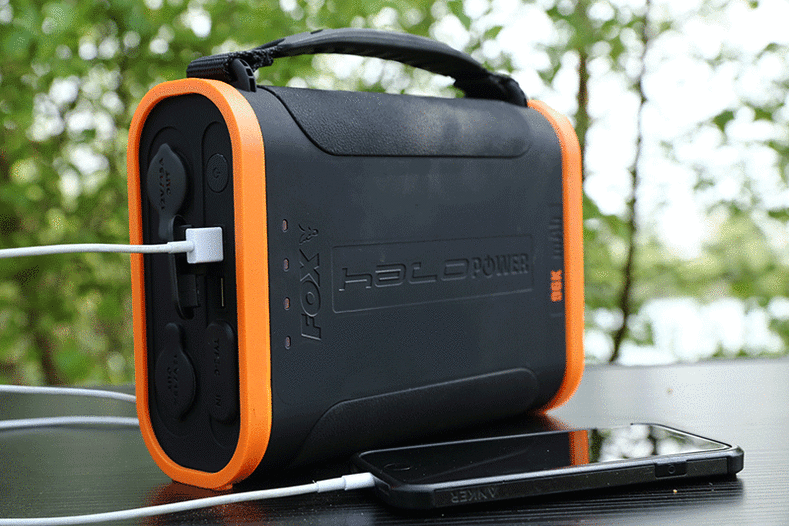 Аккумулятор для зарядки с фонарем FOX Halo 96K Power Pack — фото 12 — CARPshop