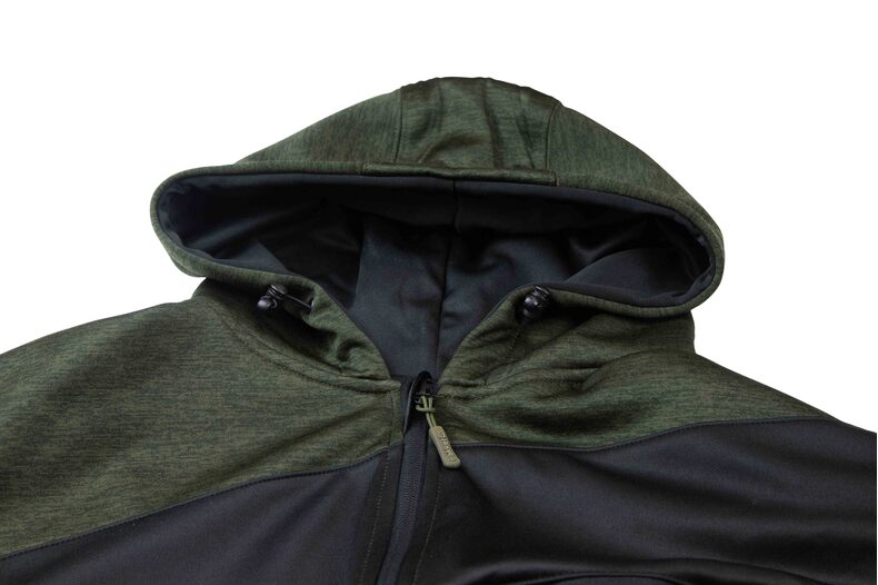 Кофта на молнии TRAKKER Marl Fleece Back Hoody — фото 2 — CARPshop