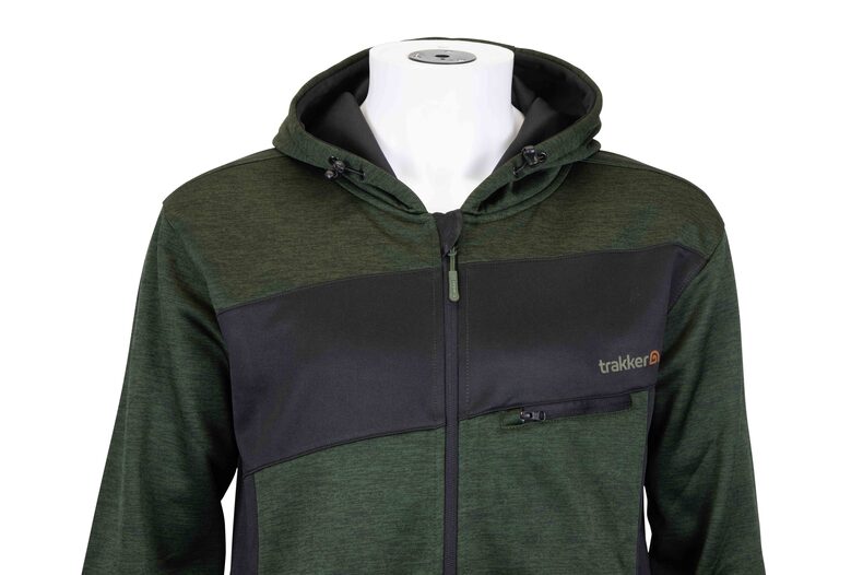 Кофта на молнии TRAKKER Marl Fleece Back Hoody — фото 6 — CARPshop