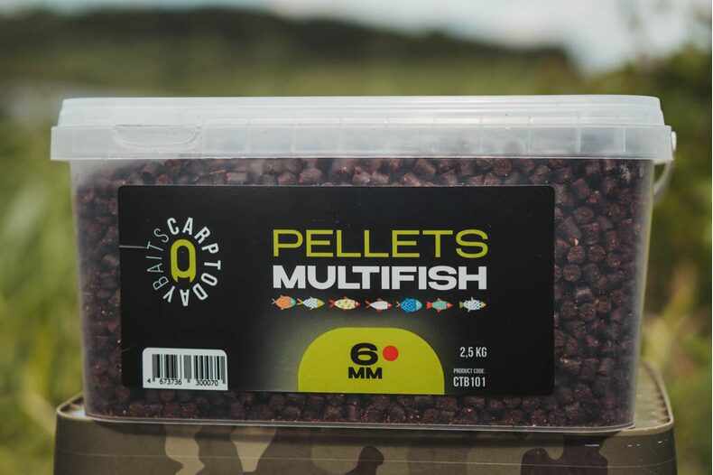 Пеллетс рыболовный Carptoday Baits MULTIFISH 2.5кг цельный