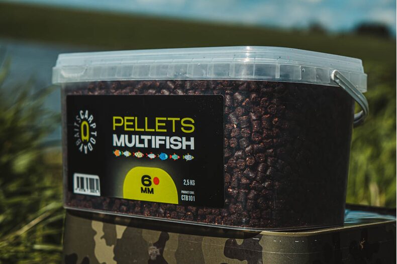 Пеллетс рыболовный Carptoday Baits MULTIFISH 2.5кг цельный