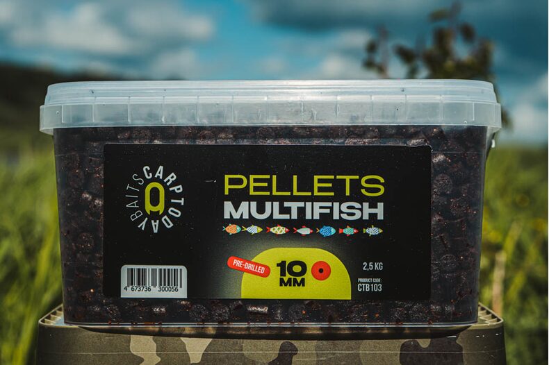 Пеллетс рыболовный Carptoday Baits MULTIFISH 2.5кг просверленный