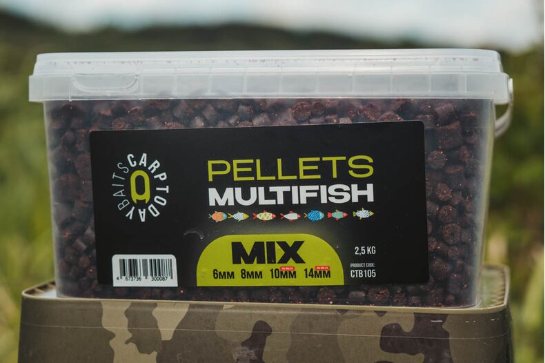 Пеллетс рыболовный Carptoday Baits MULTIFISH MIX 2.5кг