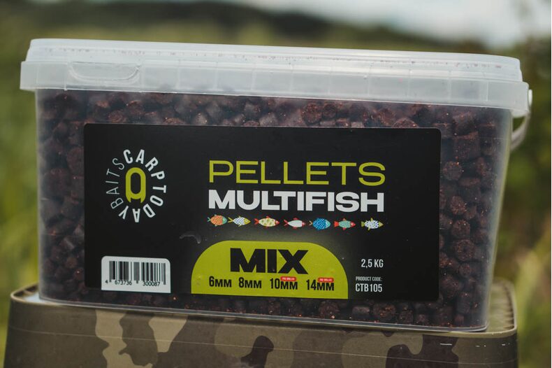 Пеллетс рыболовный Carptoday Baits MULTIFISH MIX 2.5кг
