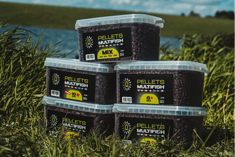 Пеллетс рыболовный Carptoday Baits MULTIFISH 2.5кг просверленный
