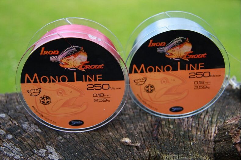 Леска для ловли форели IRON TROUT TREMA Line - 300m / 0,20mm / 3.20kg - Fluo Gre — фото 3 — CARPshop