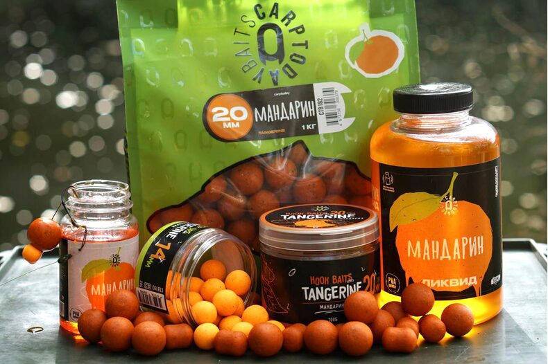 Бойлы Carptoday Baits Tangerine (Мандарин) 1кг 20мм — фото 2 — CARPshop
