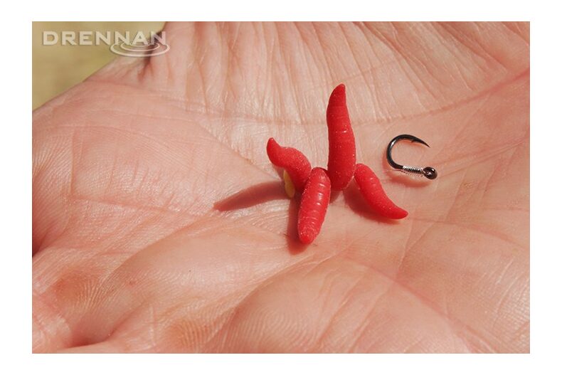 Плавающий искусственный опарыш DRENNAN Buoyant Maggot Bloodworm Red — фото 2 — CARPshop