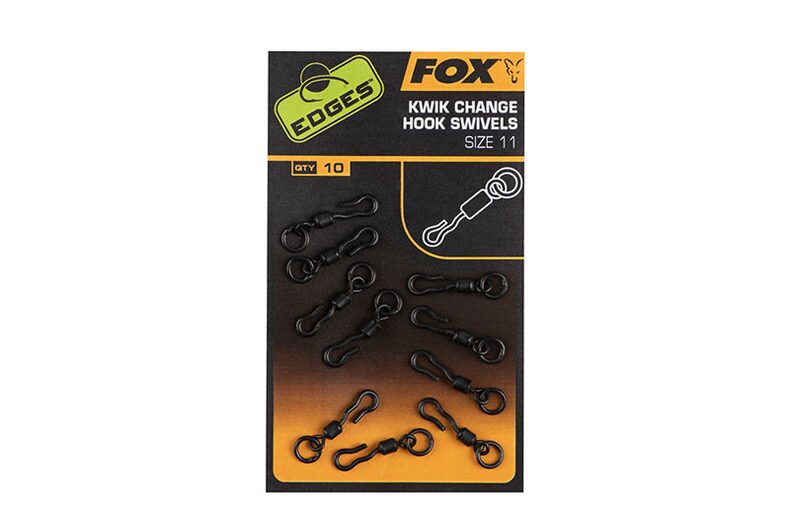 Быстросъёмы для крючков FOX Kwik Change Hook Swivels EDGES — фото 2 — CARPshop