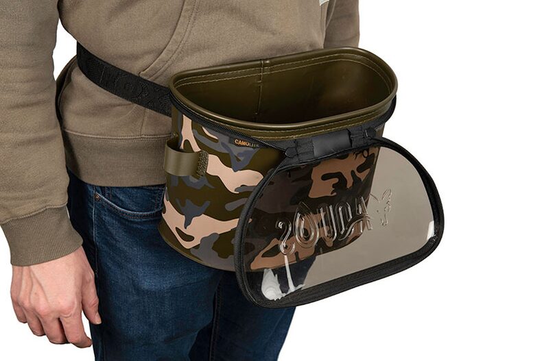 Сумка поясная для прикармливания коброй FOX Aquos Camo Bait Belt — фото 6 — CARPshop