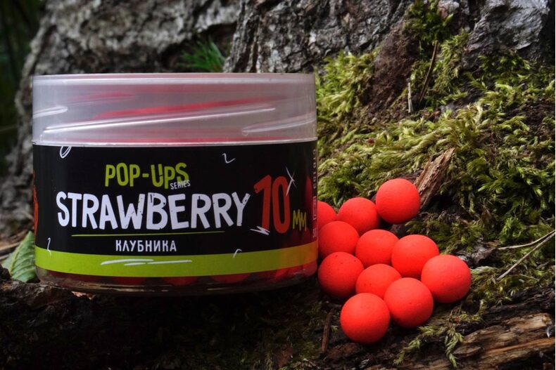 Бойлы плавающие Carptoday Baits Pop Ups Strawberry (Клубника) 10мм — фото 5 — CARPshop