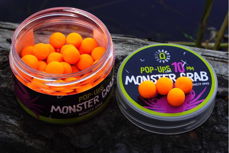 Бойлы плавающие Carptoday Baits Pop Ups Monster Crab (Монстр Краб) 10мм — фото 5 — CARPshop
