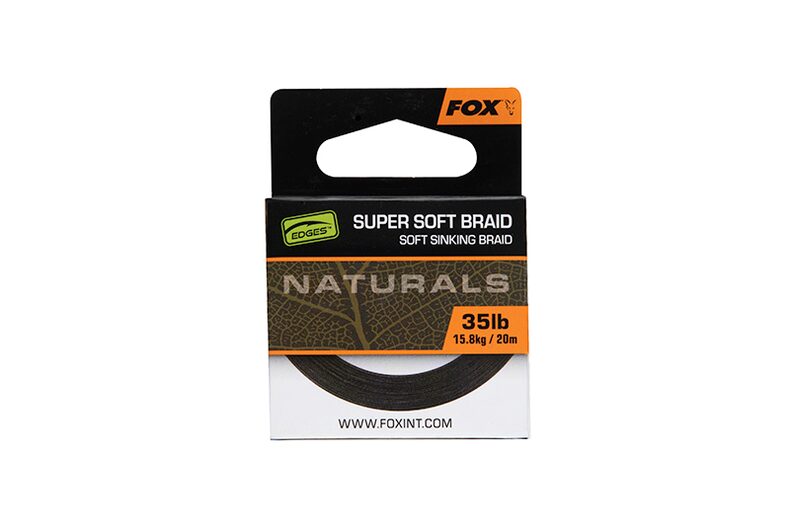 Мягкий поводковый материал без оплетки FOX Naturals Soft Braid EDGES — фото 2 — CARPshop