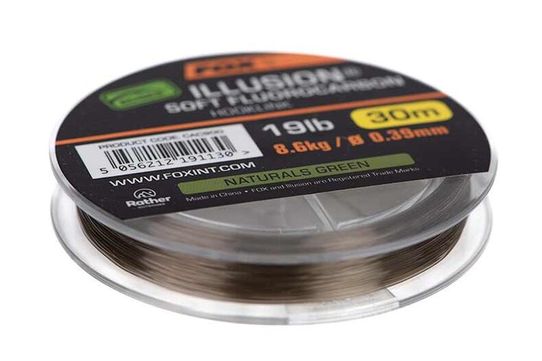 Мягкий флюорокарбоновый поводковый материал FOX Illusion Soft Fluorocarbon Hookl — фото 2 — CARPshop