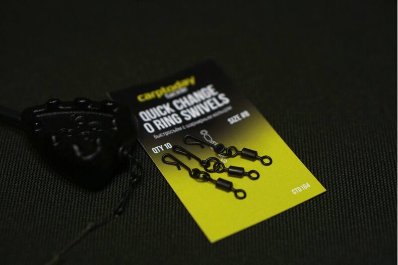 Быстросъёмы с вертлюжком и шарнирным кольцом Carptoday Tackle Quick Change O Rin — фото 4 — CARPshop