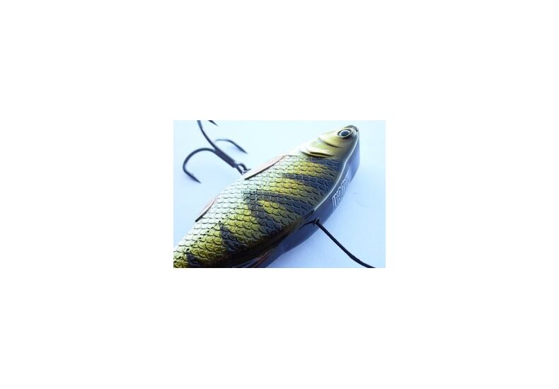 Блесна вертикальная MADCAT® INLINE RATTLER FIRETIGER UV - 110g — фото 6 — CARPshop