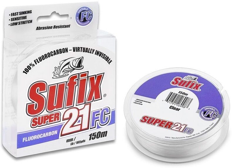 Флюрокарбон Sufix Super 21 Fluorocarbon 150м — фото 2 — CARPshop