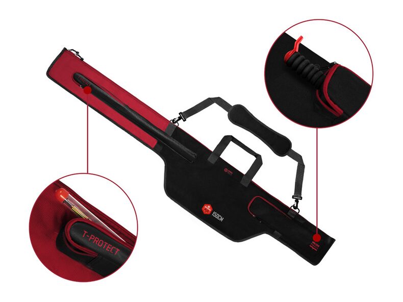 Чехол для 2 трехчастных удилищ DELPHIN ATOMA Plus Feeder Case — фото 2 — CARPshop