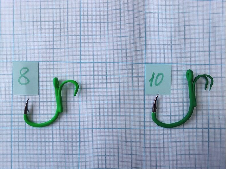 Крючки тройные MADCAT® A-STATIC STINGER Hooks №10/0 - 4шт. — фото 3 — CARPshop