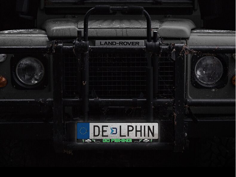 Пластиковая подложка под номер Delphin GoFishing! 3D - 2 шт. — фото 4 — CARPshop