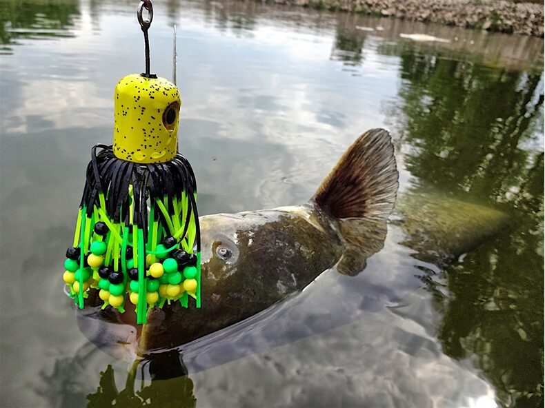 Блесна вертикальная CLONK TEASER THE ORIGINAL Treble Hook №2/0 - 100g - BLACK — фото 2 — CARPshop