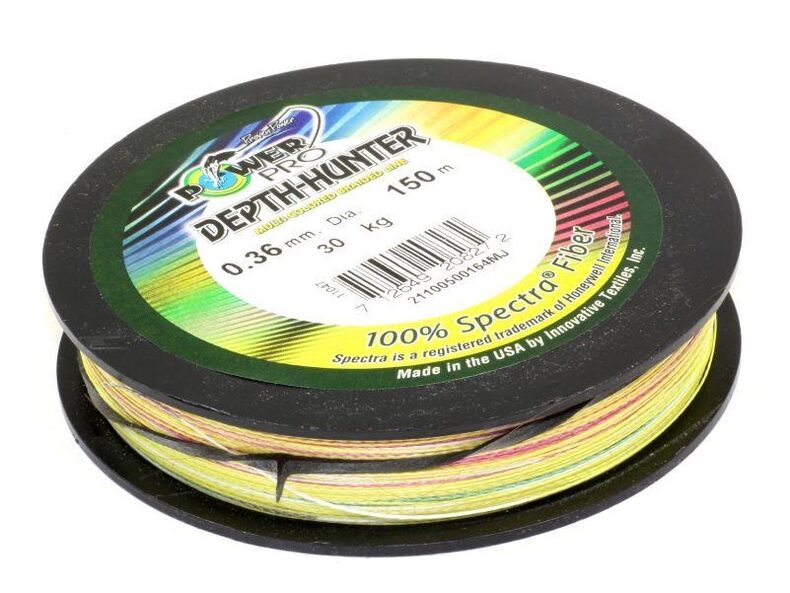 Леска плетёная Power Pro 150м Depth Hunter (Multicolor) 0,10/5кг — фото 4 — CARPshop