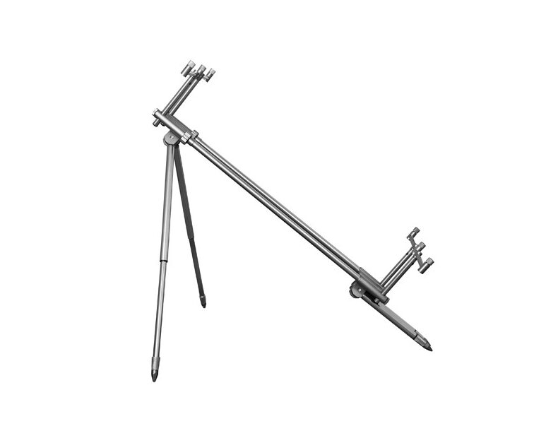 Подставка для 3-4 удилищ DELPHIN Rod Pod TPX4 Silver — фото 2 — CARPshop