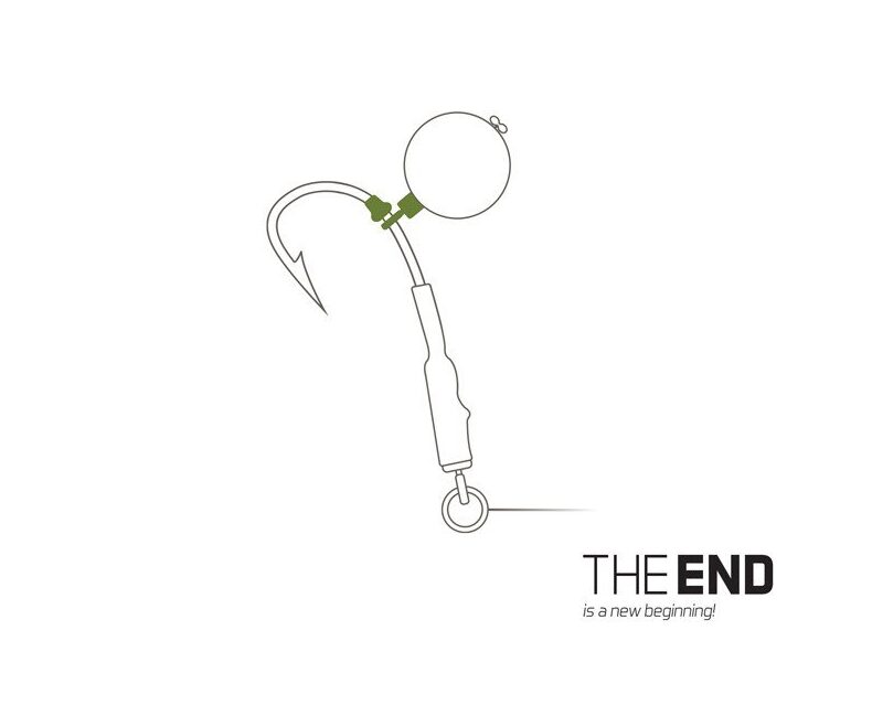 Вертлюг + стопор DELPHIN THE END Carp Swivel Ronnie + Hook Stopper — фото 2 — CARPshop