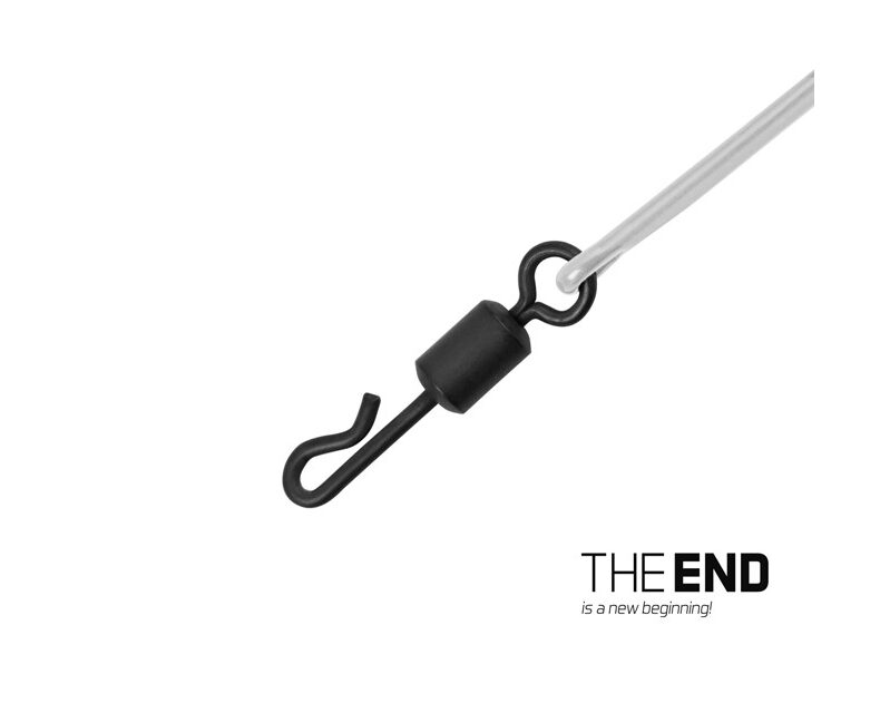 Противозакручиватель флюорокарбоновый с вертлюгом DELPHIN THE END FLRcarbon Lead — фото 2 — CARPshop