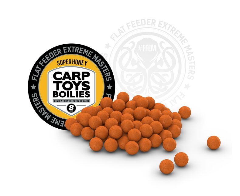 Насадочные тонущие бойлы FFEM Hookbaits Boilies Super Honey (Мед) 8mm — фото 2 — CARPshop