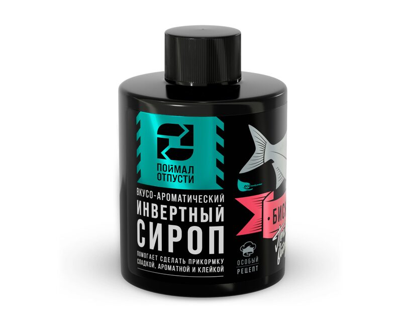 Сироп инвертный "Поймал – Отпусти" Бисквит 350g — фото 2 — CARPshop