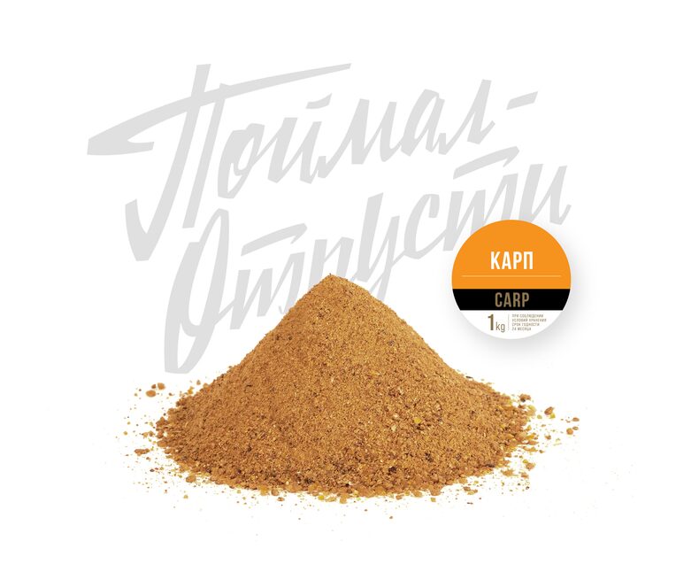 Прикормка Фидерная Классика "Поймал – Отпусти" Карп 1kg — фото 2 — CARPshop