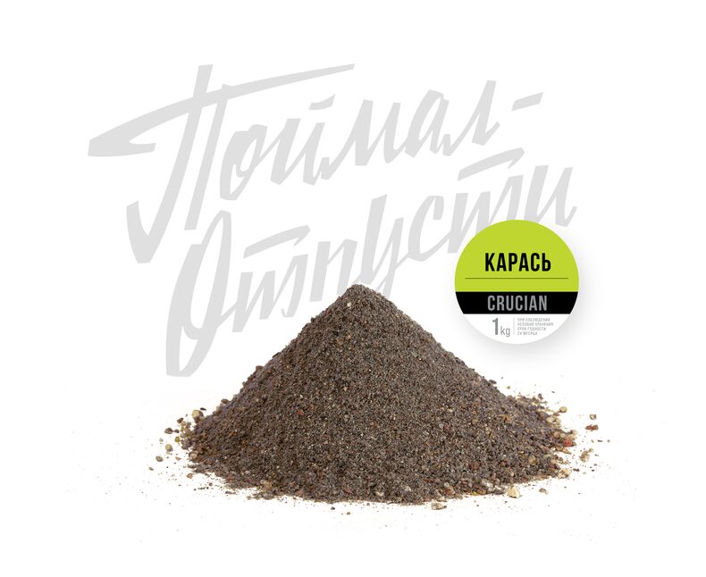 Прикормка Фидерная Классика "Поймал – Отпусти" Карась 1kg — фото 2 — CARPshop