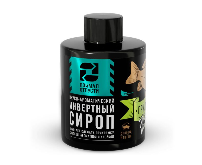 Сироп инвертный "Поймал – Отпусти" Грильяж 350g — фото 2 — CARPshop