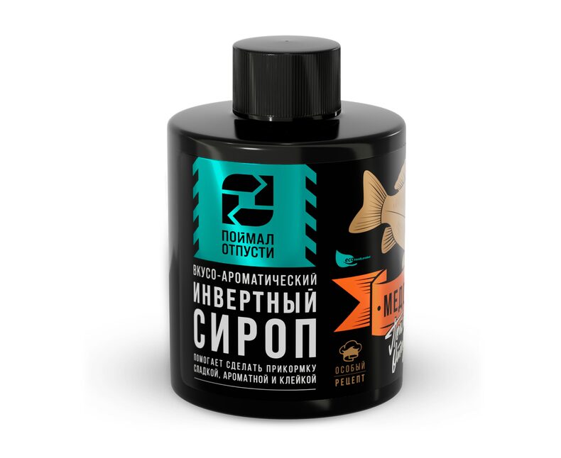 Сироп инвертный "Поймал – Отпусти" Медовик 350g — фото 2 — CARPshop