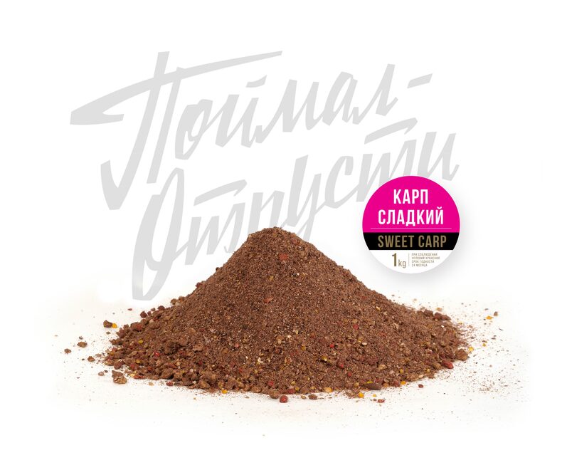 Прикормка Фидерная Классика "Поймал – Отпусти" Карп Сладкий 1kg — фото 2 — CARPshop