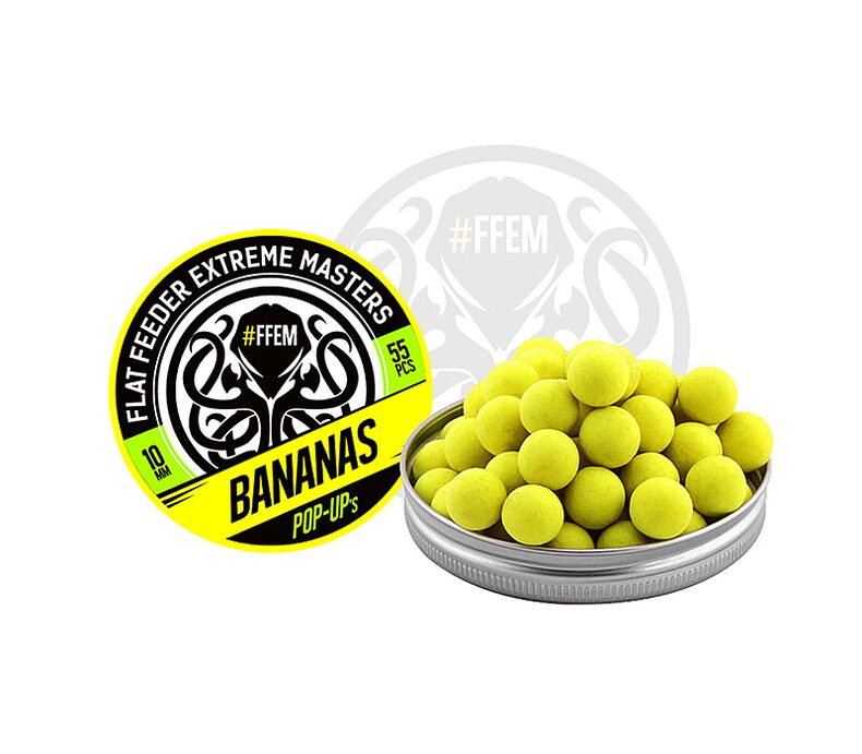 Плавающие бойлы FFEM Pop-Up Bananas (банан и ананас) 10mm — фото 2 — CARPshop