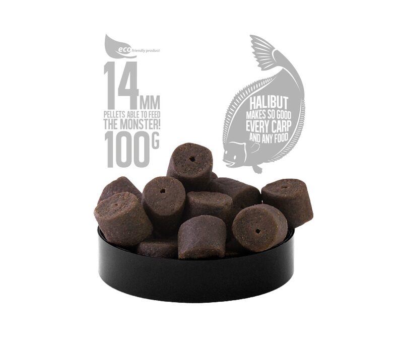 Насадочный пеллетс FFEM Hookbaits Pellets Black Halibut (черный палтус) — фото 4 — CARPshop
