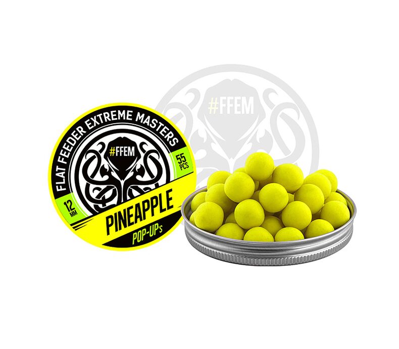 Плавающие бойлы FFEM Pop-Up Pineapple (ананас) 12mm — фото 2 — CARPshop