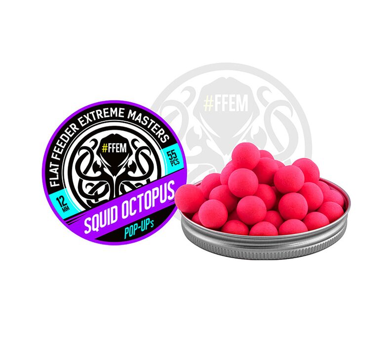 Плавающие бойлы FFEM Pop-Up Squid Octopus (кальмар и осьминог) — фото 4 — CARPshop