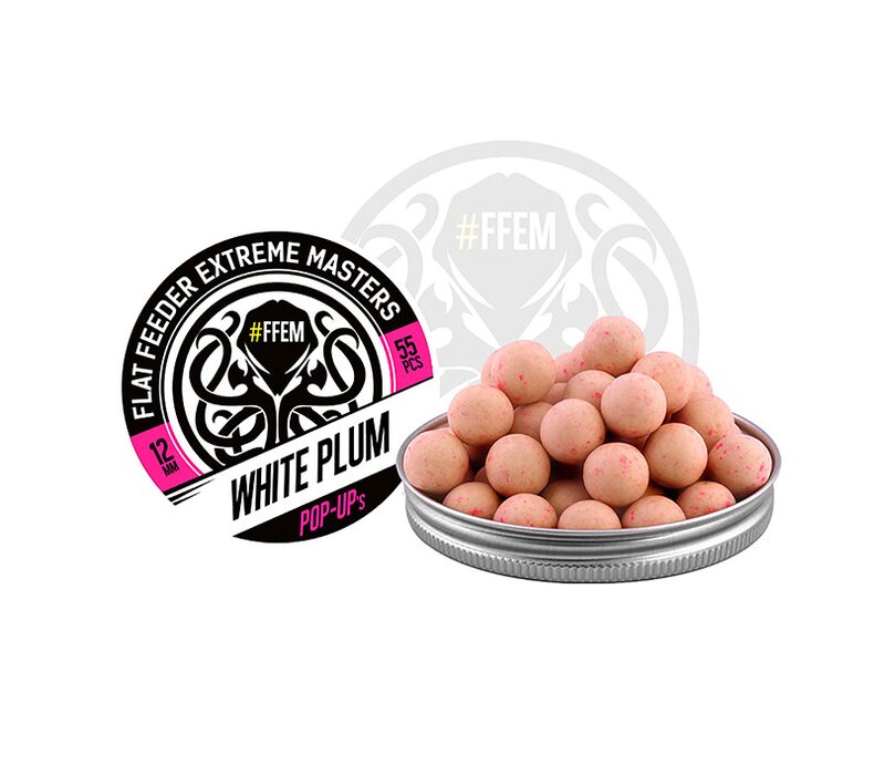 Плавающие бойлы FFEM Pop-Up White Plum (белая слива) — фото 4 — CARPshop