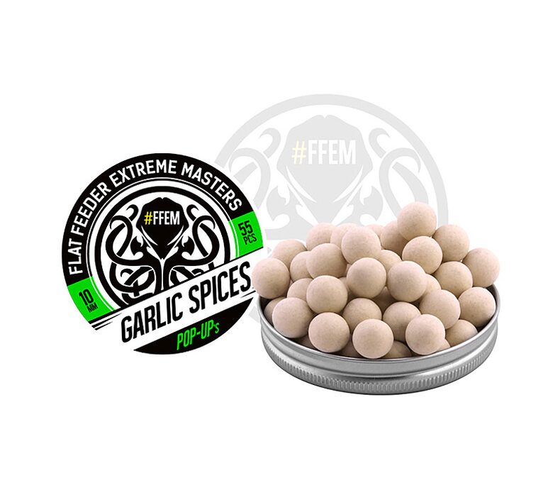 Плавающие бойлы FFEM Pop-Up Garlic Spices (чеснок и специи) 10mm — фото 2 — CARPshop